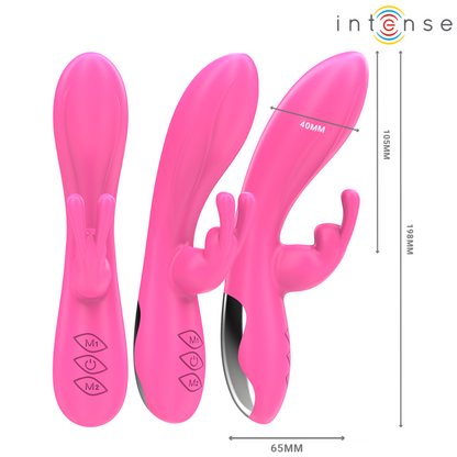 INTENSE - RANDALL RABBIT VIBRATOR 10 VIBRATIONS PINK - My naughty haven #