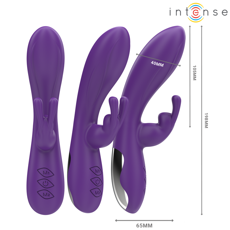 INTENSE - RANDALL RABBIT VIBRATOR 10 VIBRATIONS PURPLE - My naughty haven #