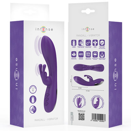 INTENSE - RANDALL RABBIT VIBRATOR 10 VIBRATIONS PURPLE - My naughty haven #