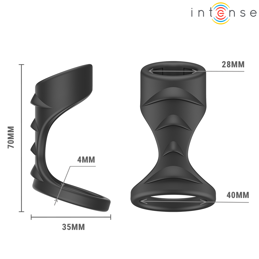 INTENSE - RORY ADJUSTABLE PENIS RING MODEL 5 - My naughty haven #