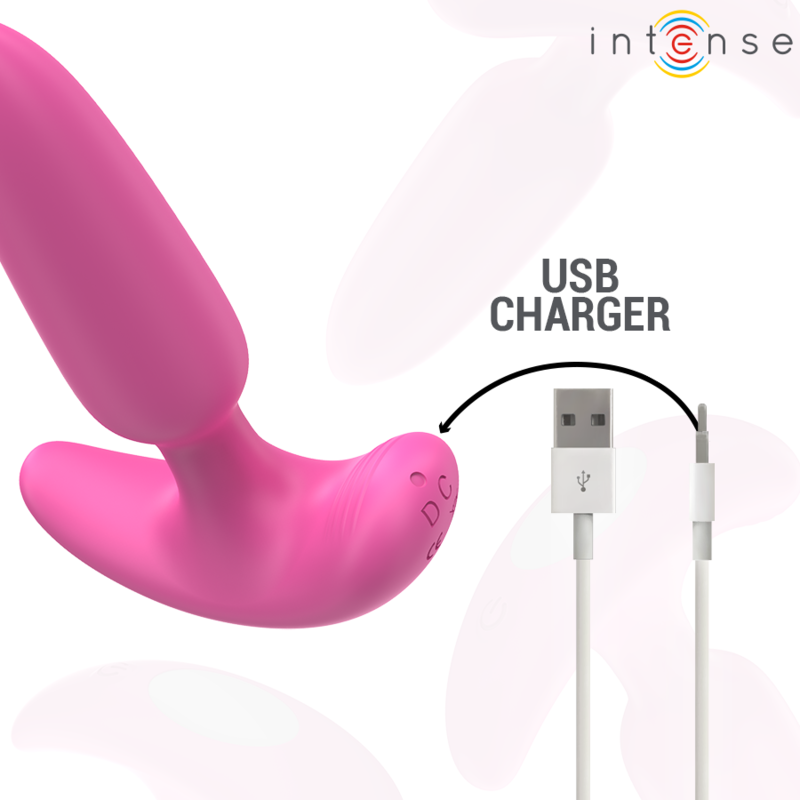INTENSE - ROSS ANAL PLUG 10 VIBRATIONS PINK REMOTE CONTROL - My naughty haven #