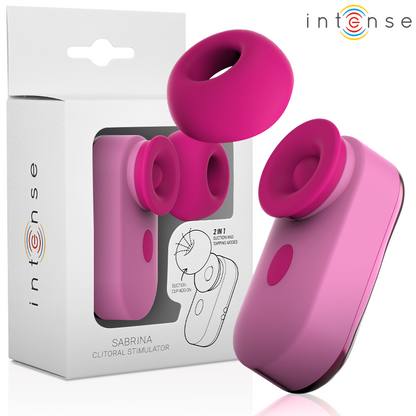INTENSE - SABRINA CLIT STIMULATOR PINK - My naughty haven #