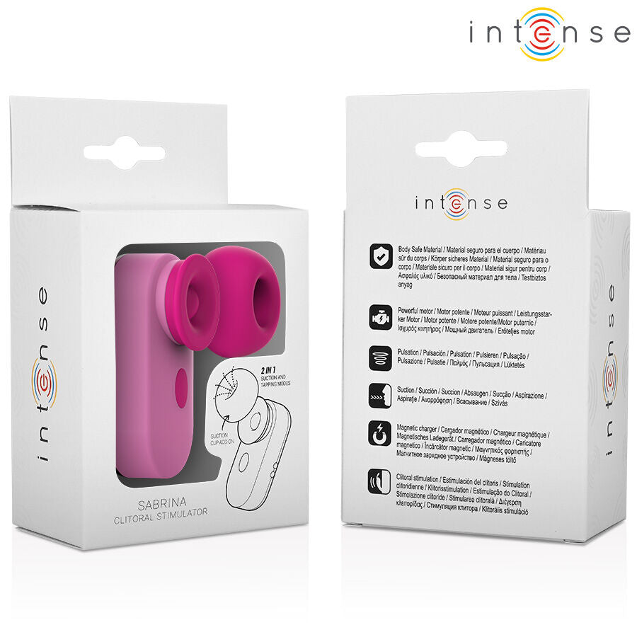 INTENSE - SABRINA CLIT STIMULATOR PINK - My naughty haven #