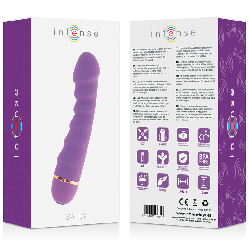 INTENSE - SALLY 20 SPEEDS SILICONE LILAC - My naughty haven #