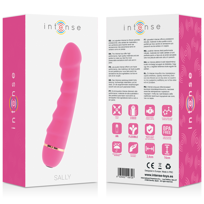 INTENSE - SALLY 20 SPEEDS SILICONE PINK - My naughty haven #