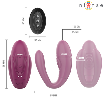 INTENSE - SANDRA TAPPING AND VIBRATION CLAMP STIMULATOR REMOTE CONTROL - My naughty haven #