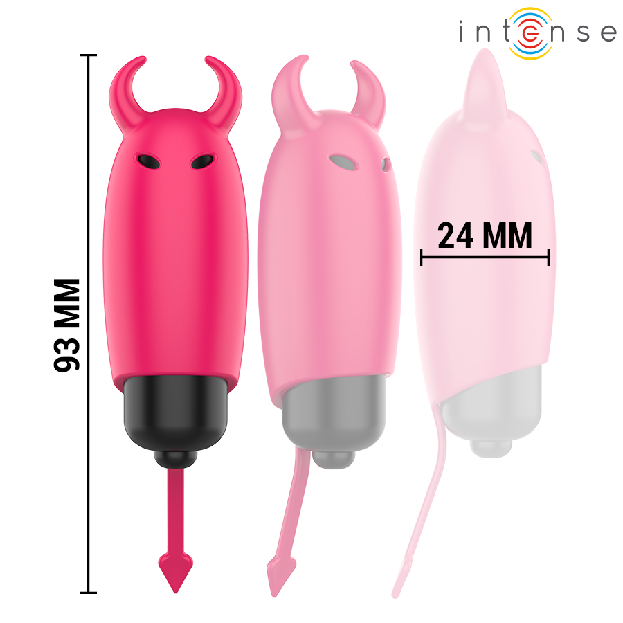 INTENSE - SCARLET VIBRATING BULLET RED DEMON 9.3 X 2.4 CM - My naughty haven #