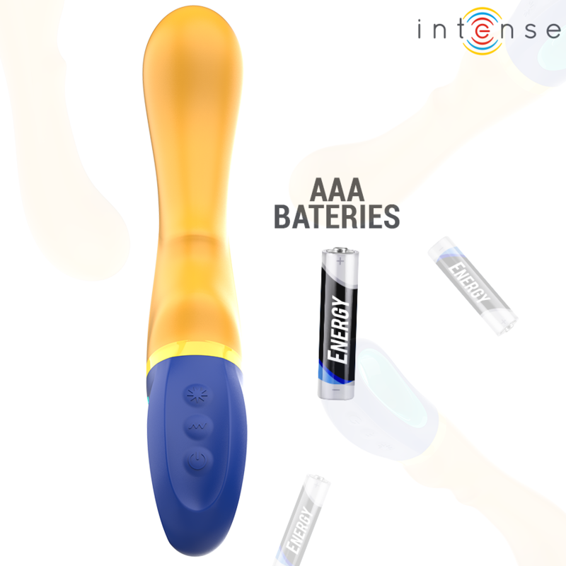 INTENSE - SHAGGY G-SPOT VIBRATOR YELLOW - My naughty haven #