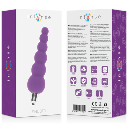 INTENSE - SNOOPY 7 SPEEDS SILICONE LILAC - My naughty haven #