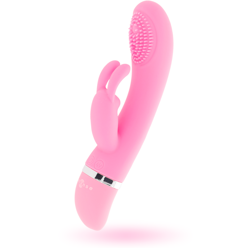 INTENSE - SUSY OSCILLATING VIBRATOR SILICON RABBIT PINK - My naughty haven #