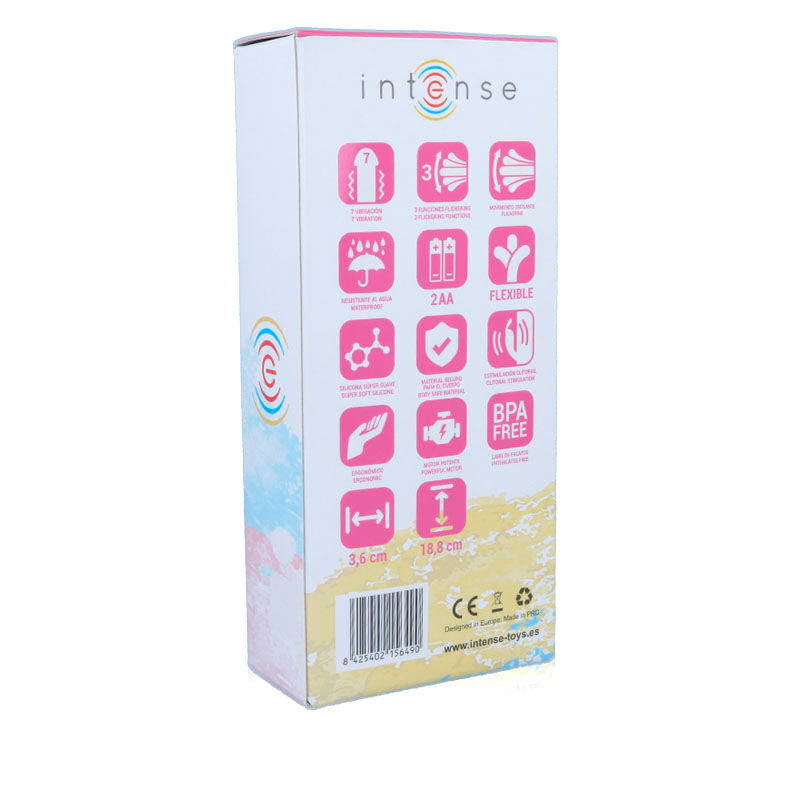 INTENSE - SUSY OSCILLATING VIBRATOR SILICON RABBIT PINK - My naughty haven #