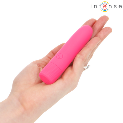 INTENSE - SYMONE USB RECHARGEABLE VIBRATING BULLET 8 VIBRATIONS PINK 10 X 2.2 CM - My naughty haven #
