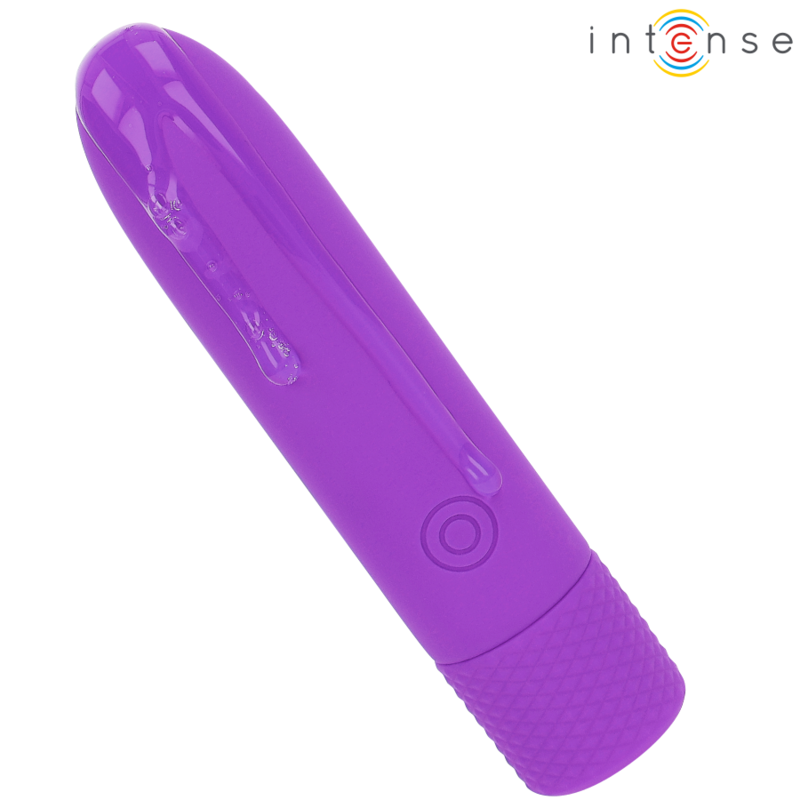 INTENSE - SYMONE USB RECHARGEABLE VIBRATING BULLET 8 VIBRATIONS PURPLE 10 X 2.2 CM - My naughty haven #