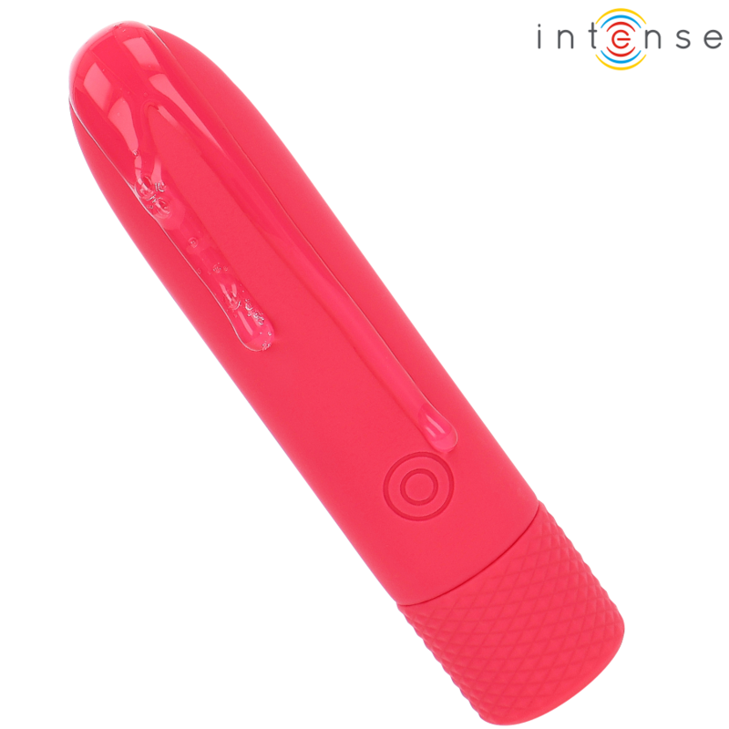 INTENSE - SYMONE USB RECHARGEABLE VIBRATING BULLET 8 VIBRATIONS RED 10 X 2.2 CM - My naughty haven #