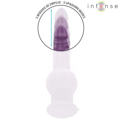 INTENSE - TATUM MULTIFUNCTION VIBRATOR WITH UP AND DOWN VIBRATION 24 CM PURPLE - My naughty haven #