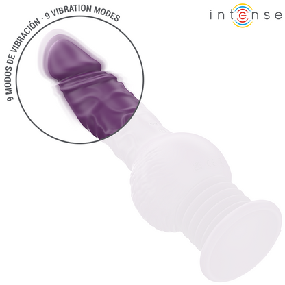 INTENSE - TATUM MULTIFUNCTION VIBRATOR WITH UP AND DOWN VIBRATION 24 CM PURPLE - My naughty haven #