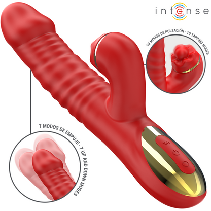 INTENSE - THALIA VIBRATION & THRUST & TAPPING RED - My naughty haven #