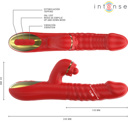 INTENSE - THALIA VIBRATION & THRUST & TAPPING RED - My naughty haven #