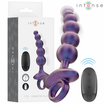 INTENSE - TITO VIBRATING ANAL PLUG MODEL 3 REMOTE CONTROL - My naughty haven #