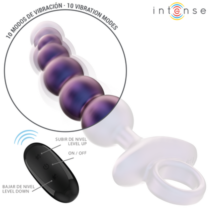 INTENSE - TITO VIBRATING ANAL PLUG MODEL 3 REMOTE CONTROL - My naughty haven #