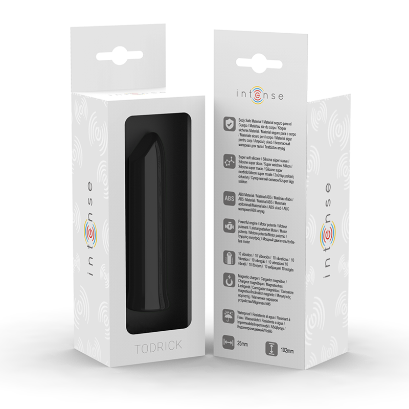 INTENSE - TODRICK BLACK CLITORAL STIMULATING BULLET - My naughty haven #