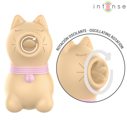 INTENSE - TOULOUSE STIMULATOR WITH 360º ROTATING TONGUE YELLOW - My naughty haven #