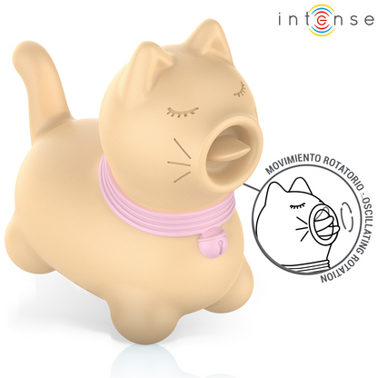 INTENSE - TOULOUSE STIMULATOR WITH 360º ROTATING TONGUE YELLOW - My naughty haven #