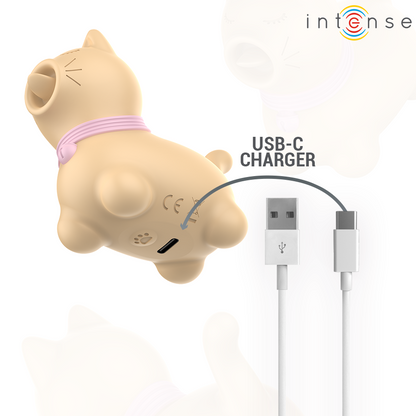 INTENSE - TOULOUSE STIMULATOR WITH 360º ROTATING TONGUE YELLOW - My naughty haven #
