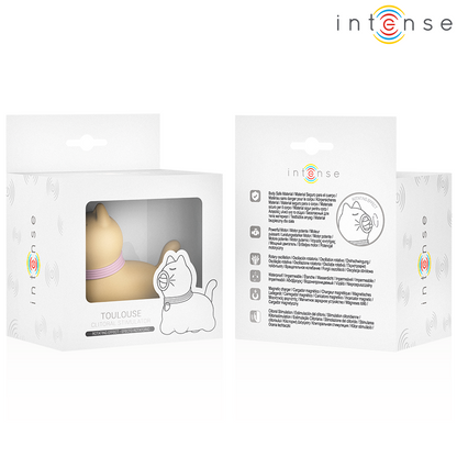 INTENSE - TOULOUSE STIMULATOR WITH 360º ROTATING TONGUE YELLOW - My naughty haven #