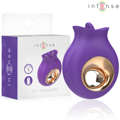 INTENSE - TULI CLITORIS STIMULATOR 9 VIBRATIONS & 9 OSCILLATIONS PURPLE - My naughty haven #