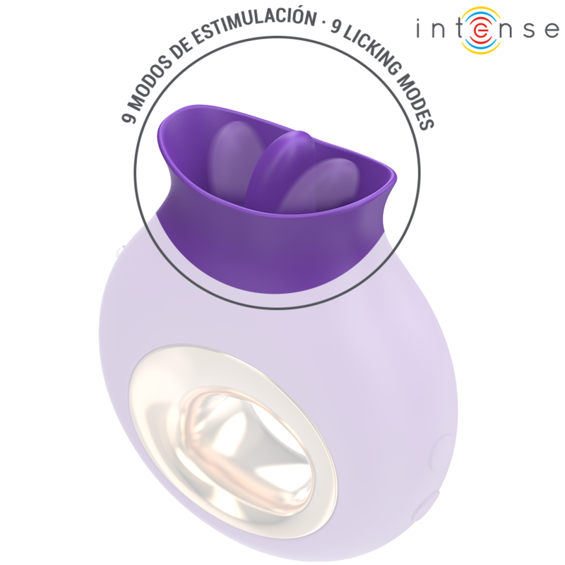 INTENSE - TULI CLITORIS STIMULATOR 9 VIBRATIONS & 9 OSCILLATIONS PURPLE - My naughty haven #