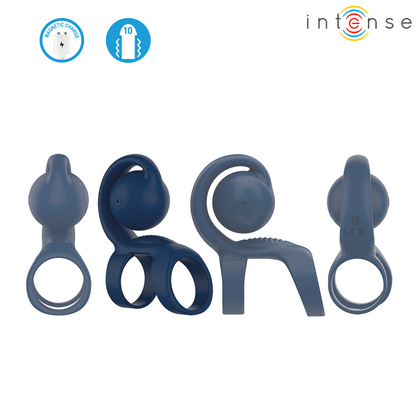 INTENSE - TYSON COCK RING WITH VIBRATING BALL Ø 3.2 CM - My naughty haven #