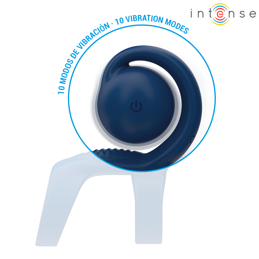 INTENSE - TYSON COCK RING WITH VIBRATING BALL Ø 3.2 CM - My naughty haven #