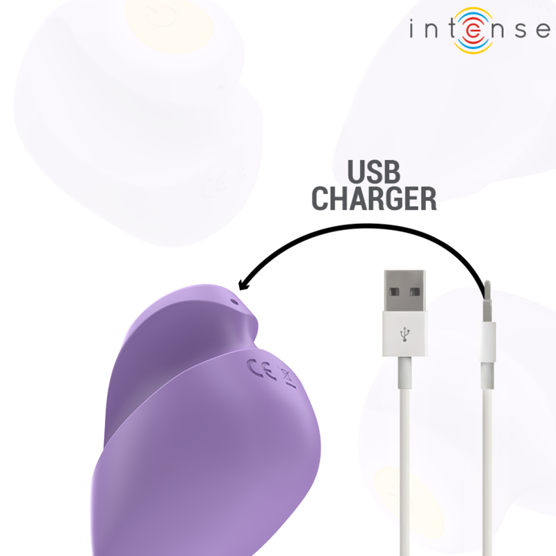 INTENSE - URSULA STIMULATOR 10 VIBRATIONS PURPLE - My naughty haven #