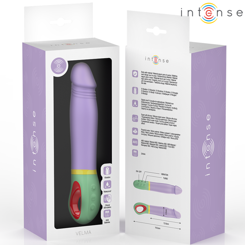 INTENSE - VELMA CLASSIC PURPLE VIBRATOR - My naughty haven #