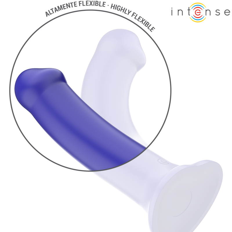 INTENSE - VICTORIA VIBRATOR WITH SUCTION CUP 10 VIBRATIONS DARK BLUE REMOTE CONTROL - My naughty haven #
