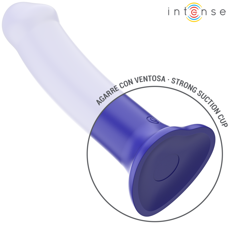 INTENSE - VICTORIA VIBRATOR WITH SUCTION CUP 10 VIBRATIONS DARK BLUE REMOTE CONTROL - My naughty haven #