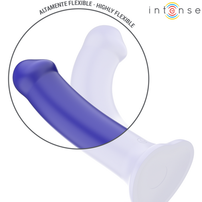 INTENSE - VICTORIA VIBRATOR WITH SUCTION CUP 10 VIBRATIONS DARK BLUE REMOTE CONTROL - My naughty haven #