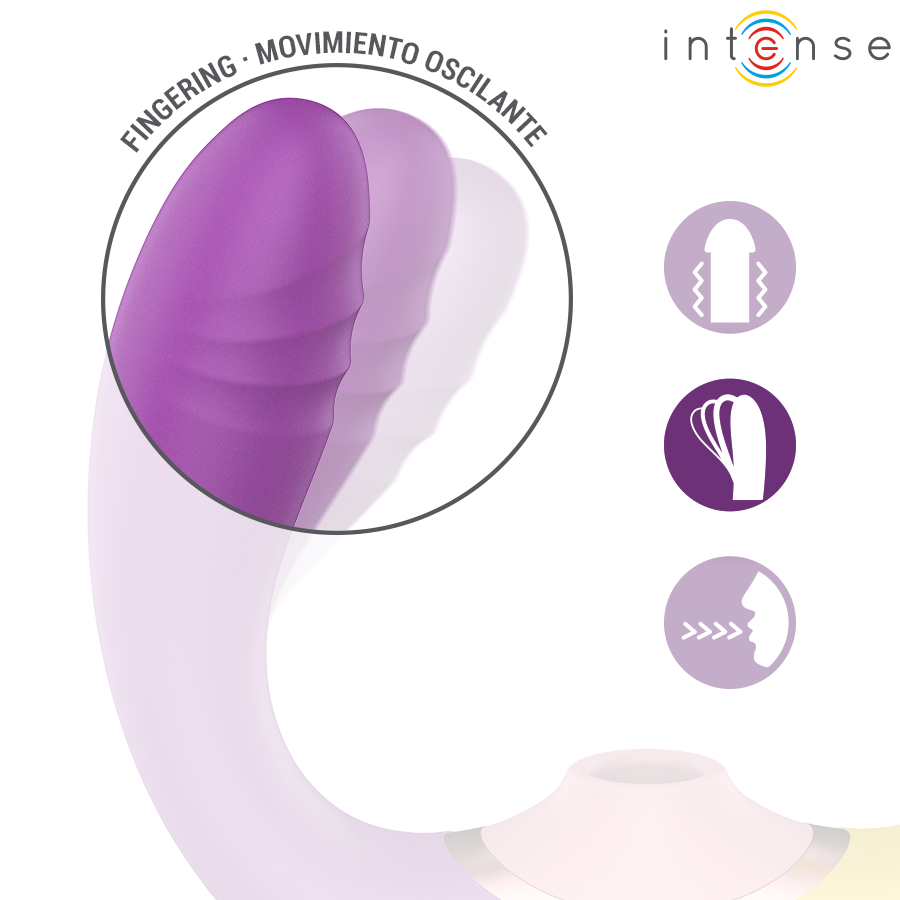 INTENSE - WILLOW 3-IN-1 SUCTION AND VIBRATION STIMULATOR - My naughty haven #