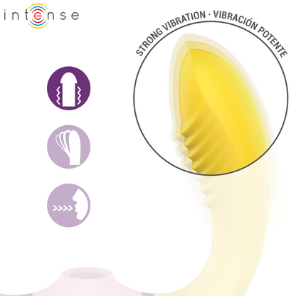 INTENSE - WILLOW 3-IN-1 SUCTION AND VIBRATION STIMULATOR - My naughty haven #