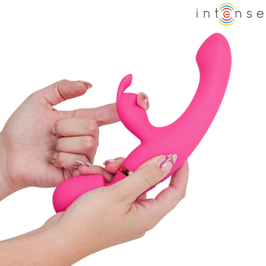 INTENSE - WINONA DOUBLE VIBRATOR RABBIT & WAND - My naughty haven #