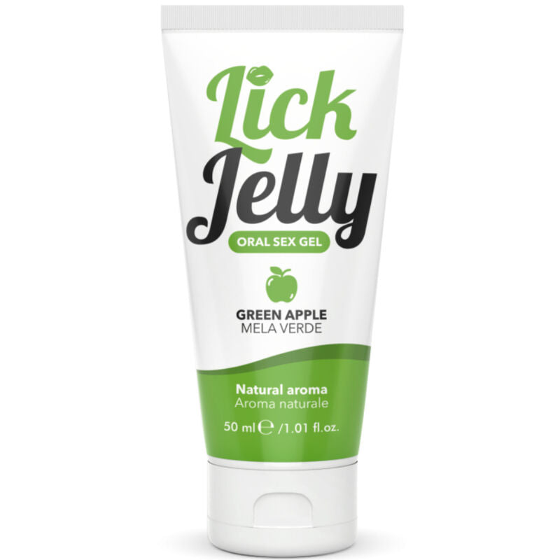 ИНТИМНА ЛИНИЯ - ЛУБРИКАНТ LICK JELLY ЗЕЛЕНА ЯБЪЛКА 50 МЛ