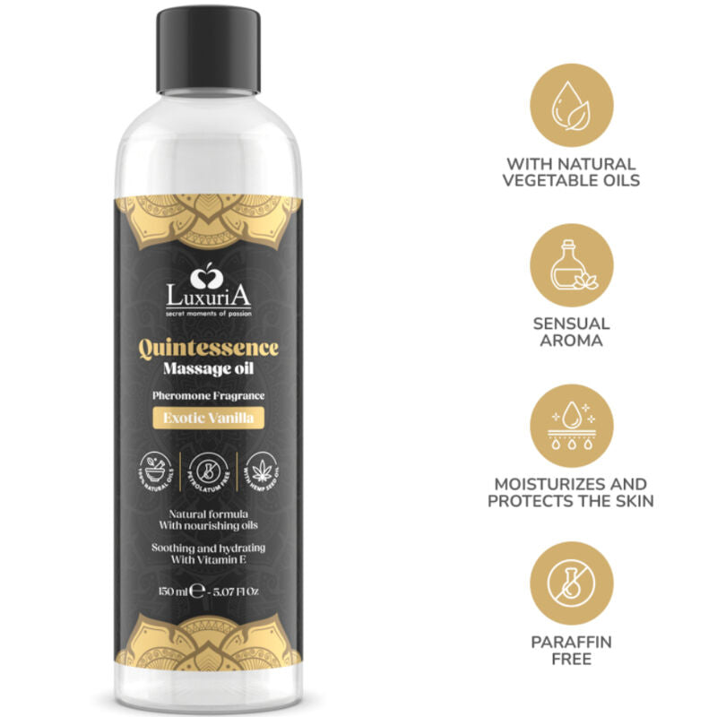 INTIMATELINE LUXURIA - ACEITE DE MASAJES VAINILLA EXOTIC 150 ML - My naughty haven #