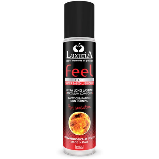 INTIMATELINE - LUXURIA FEEL HOT SENSATION WATER BASED LUBRICANT 60 ML - My naughty haven #