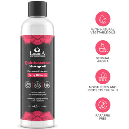 INTIMATELINE LUXURIA - MASSAGE OIL BERRY 150 ML - My naughty haven #