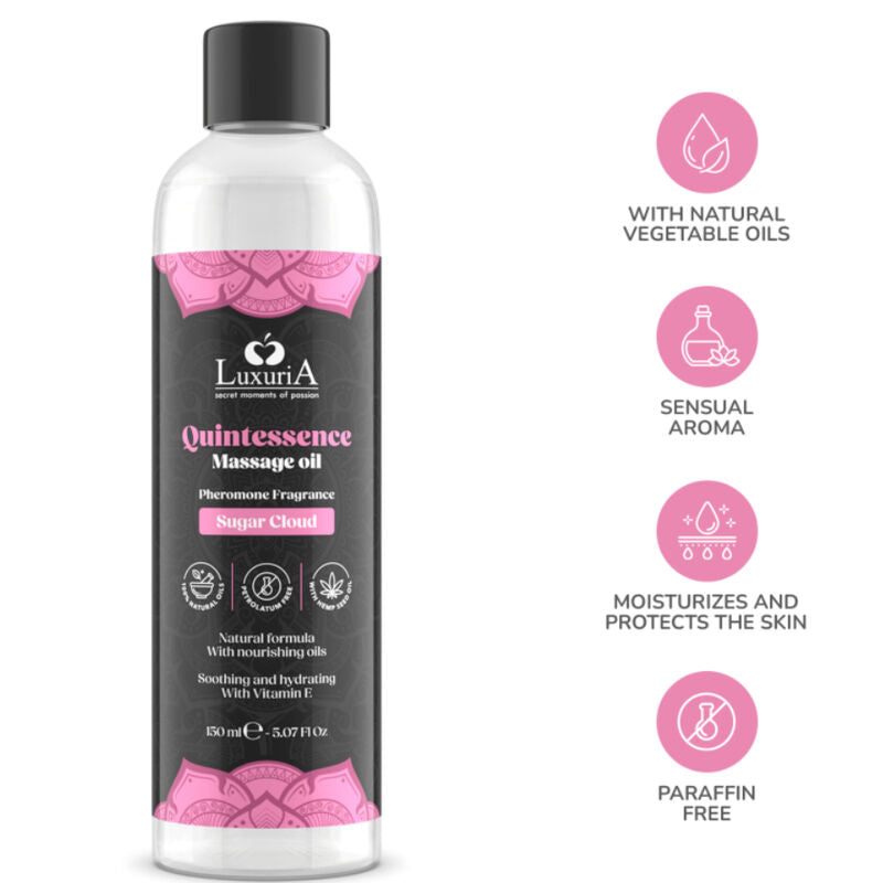 INTIMATELINE LUXURIA - MASSAGE OIL SUGAR CLOUD 150 ML - My naughty haven #