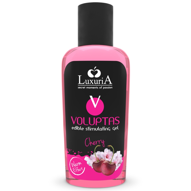 INTIMATELINE LUXURIA - VOLUPTAS EDIBLE MASSAGE GEL WARMING EFFECT - CHERRY 100 ML - My naughty haven #