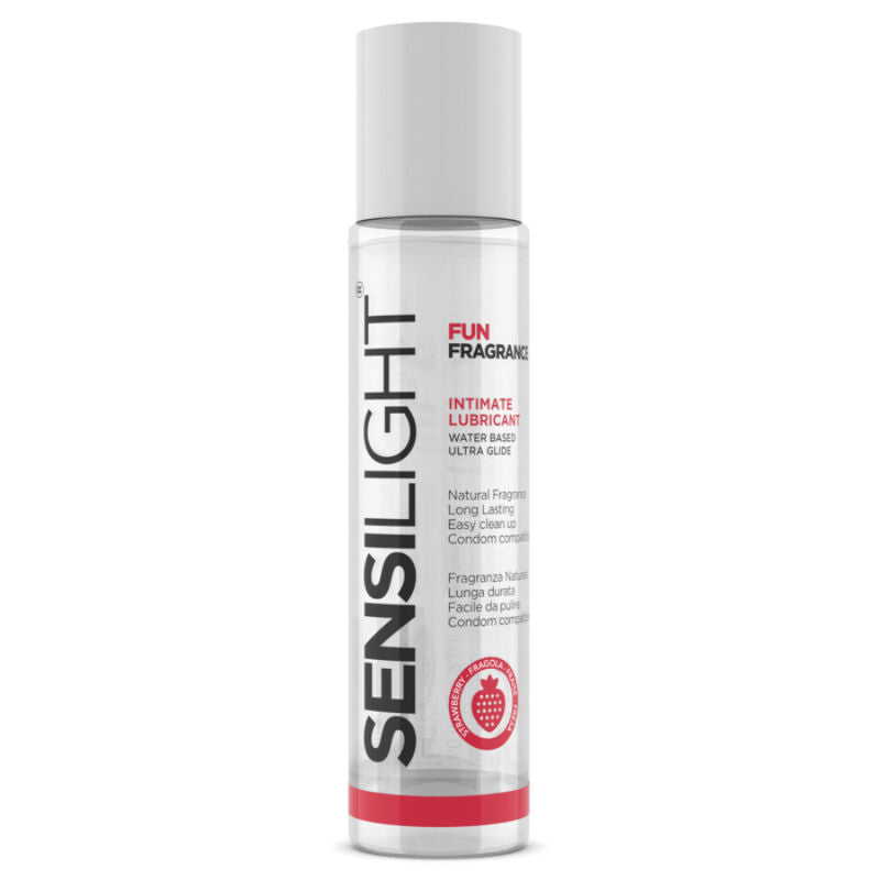 INTIMATELINE - SENSILIGHT WATER BASED LUBRICANT STRAWBERRY 60 ML - My naughty haven #