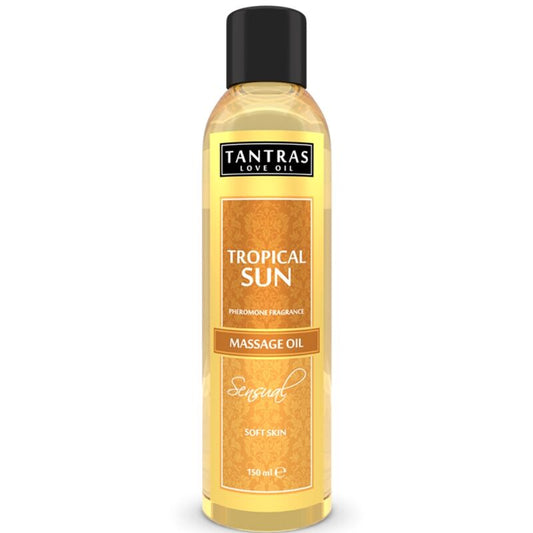 INTIMATELINE - TANTRAS LOVE OIL TROPICAL SUN MASSAGE OIL 150 ML - My naughty haven #