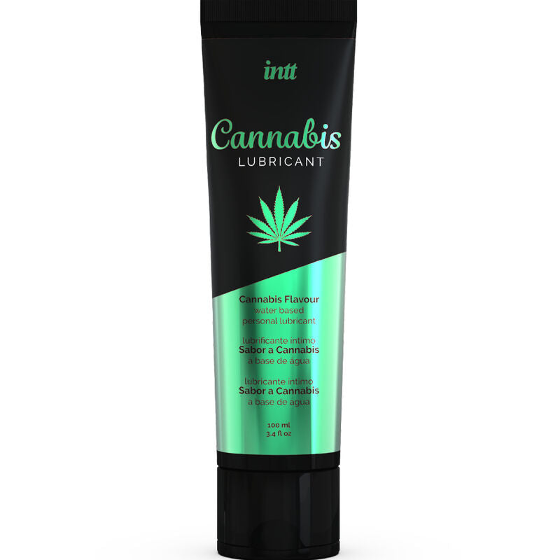 INTT LUBRICANTS - WATER-BASED INTIMATE LUBRICANT WITH CANNABIS FLAVOR - My naughty haven #